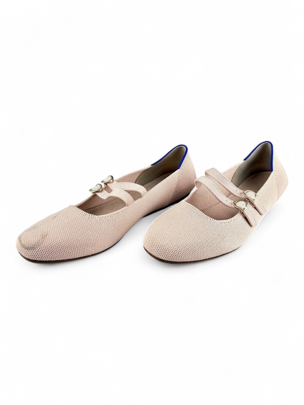 Rothy's Mary Jane Flats Blush Knit Size 7.5